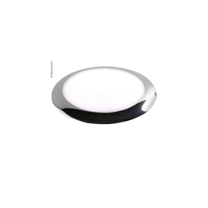 Zeer vlakke led plafondlamp chrome