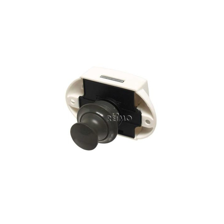 Push Lock - meubelslot grijs