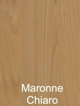 Houtplaat populier Maronne chiaro met HPL toplaag 122x244x15