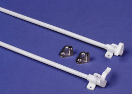 Toilet sluiting push-lock set compleet