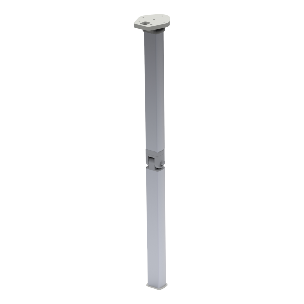 Tafelpoot aluminium midden knik