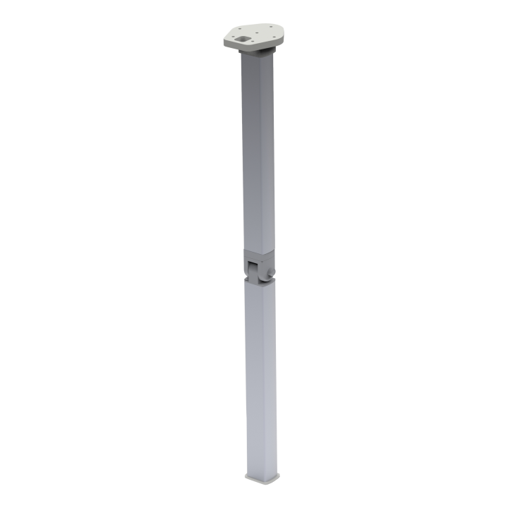 Tafelpoot aluminium midden knik